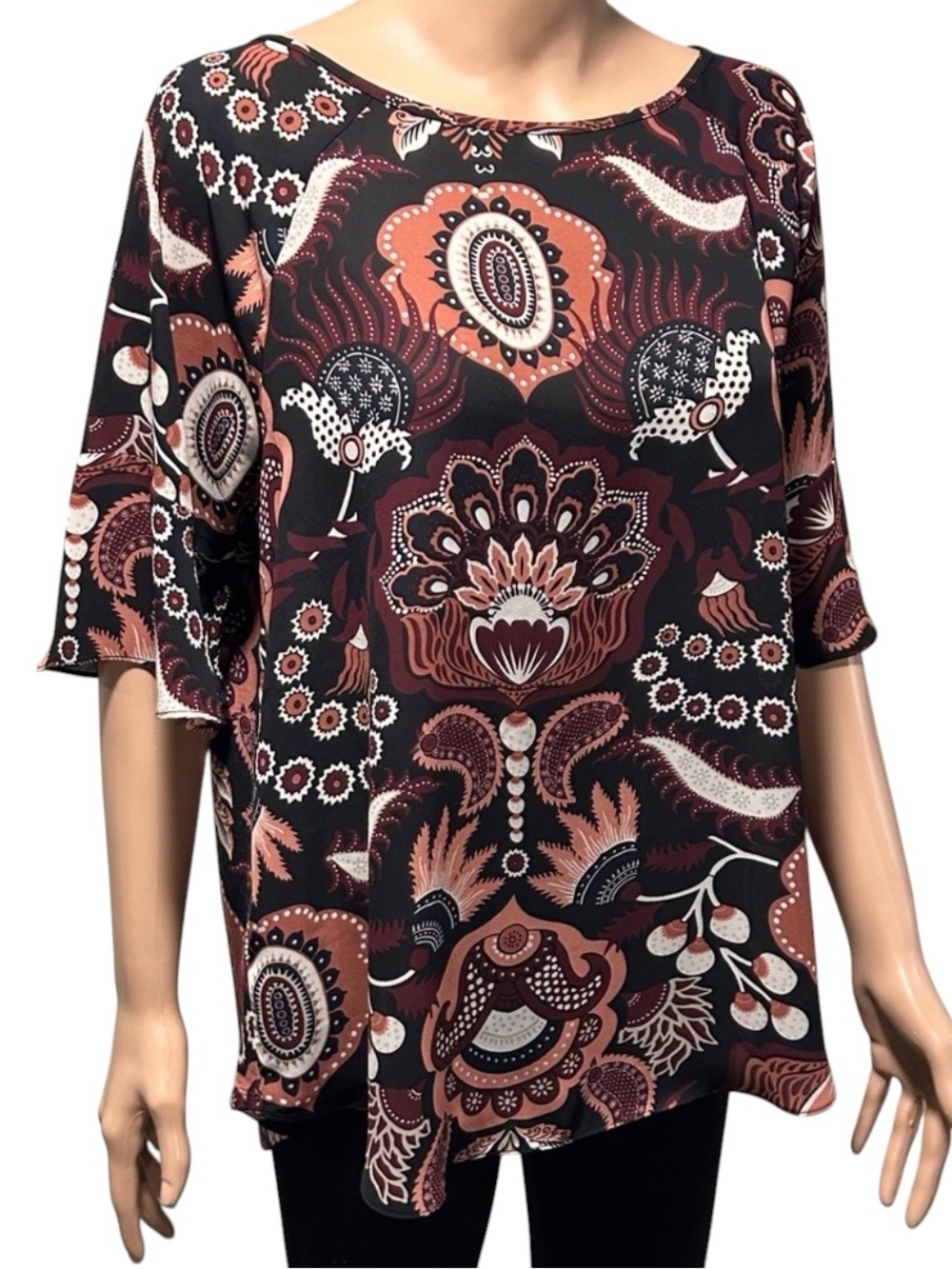LOFT Multicolor Patterned Blouse - Picture 3 of 6